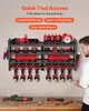 Support mural de rangement pour outils VEVOR, étagère à 4 Voir les images du produit 2