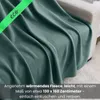 Eco Fleecedecke dunkelgrün aus 100% recyceltem Material + Produktbild-Vorschau 3