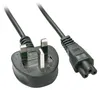 Cavo di rete Lindy 2 m UK 3 Pin - C5, senza piombo Anteprima dell’immagine prodotto 2