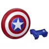 A Captain America shield and a blue accessory are displayed against a white background. Anteprima dell’immagine prodotto