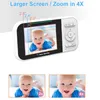 Baby monitor ZELURXX con telecamera, display da 2,8", Anteprima dell’immagine prodotto 3