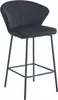 Tabouret Valora GATTA Noir x2 | Deux tabourets noirs pour Voir les images du produit 2