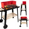 Grande barbecue a carbonella da giardino rettangolare Anteprima dell’immagine prodotto 1