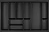 ORGA-BOX Junker Slim Besteckeinsatz 725 x 476 mm Lavagrau Produktbild-Vorschau 1