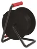 Venkovní prodlužovací kabel na bubnu 25 m / 4 zás. / černý / guma-neopren / 230V / 2,5 mm2 Produktbild-Vorschau