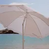 Sonnenschirm Strand Polyester 210x160cm Beige Produktbild-Vorschau 6