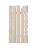 Woodino Fichtenholz 100 x 9cm Zaunlatten Gartenzaun Produktbild-Vorschau 4