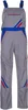 Planam Latzhose Highline Gr. 58 zink/kornblau/rot Produktbild-Vorschau 1