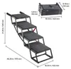 VEVOR Hundetreppe, klappbar, 4-stufig, Hunderampe für große Produktbild-Vorschau 8
