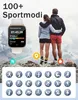 HUAKUA Smartwatch 1,85 Zoll mit Telefonfunktion, Fitnessuhr Produktbild-Vorschau 5