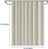 Duschvorhang Beige, schimmelresistent, antibakteriell, Produktbild-Vorschau 5