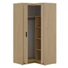 AX LIVING Armoire Armoire d'angle moderne chene huilé Voir les images du produit 3