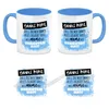 Danke Papa, ... Kaffeebecher Hellblau in blau mit Spruch Produktbild-Vorschau 4