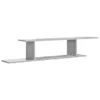 vidaXL Étagère TV murale gris béton 125x18x23 cm Bois Voir les images du produit 9