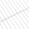 A close-up view of a white metal grid. Produktbild-Vorschau