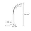 Lampa stojąca łukowa LED REED srebrny RL R41031507 Podgląd zdjęcia produktu 15