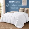 Utopia Couette légère 240 x 260 cm en microfibre blanche Voir les images du produit 9