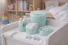 HOME CREATION Wickeltisch Organizer 6‑teilig Blau Baby Produktbild-Vorschau 1