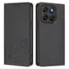 Lederhülle für Motorola Moto G67/Moto G77, Schmetterling Produktbild-Vorschau 1