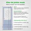 VerminBuster Vliegengordijn Magnetisch - Luxe Deurhor - 230 Productafbeelding-voorbeeld 2
