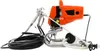 An airless paint sprayer system with a spray gun, hose, and main unit. Produktbild-Vorschau