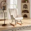 INONEFT Schaukelstuhl Relaxsessel Schwingsessel mit Produktbild-Vorschau 3