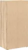 A close-up, front-facing view of a wooden bookshelf. Podgląd zdjęcia produktu