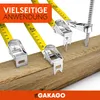 Gakago Bandmaß - 3-fach übersetztes Rollmaßband Náhled obrázku produktu 5