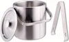 Doppelwandiger Edelstahl Eiskübel mit Deckel und Zange, Produktbild-Vorschau 3