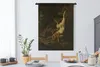 MuchoWow® Wandteppich Wandbehang Jagd mit einem toten Hasen Produktbild-Vorschau 3