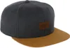 REELL Snapback Cap Suede 140 charcoal one size Produktbild-Vorschau 1