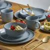 Kombiservice Urban 16-teilig Steinzeug grau für 4 Personen Produktbild-Vorschau 4