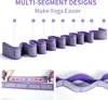 Yoga Stretch Gurt, Stretch Band Gymnastikband mit 9 Produktbild-Vorschau 2