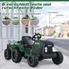 COSTWAY Elektrický traktor s přívěsem, 24V traktor s Náhled obrázku produktu 2