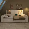 Rozkładana sofa Flieks – drewniane łóżko 140 x 200 cm z Podgląd zdjęcia produktu 3