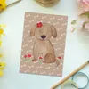 Mr. & Mrs. Panda Postkarte Hund Dame - Hundeglück - Produktbild-Vorschau 2