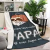 Decke Plaid Geschenk für Papa Weich Kuscheliges Motiv Produktbild-Vorschau 4