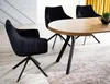 Stuhl Azalia Velvet Schwarz Samtstoff 18 Produktbild-Vorschau 8