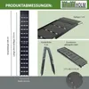 TRUTZHOLM 1 x Auffahrrampe klappbar 226 cm Traglast 680 kg Produktbild-Vorschau 2