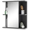Spiegelschrank - Norwegische Pinie Nachbildung - B 60 cm - Produktbild-Vorschau 7