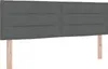 vidaXL Lit boxspring avec matelas gris foncé 140 x 200 cm Voir les images du produit 4