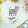 Mr. & Mrs. Panda Ansichtskarte Affenpincher Lebensretter - Produktbild-Vorschau 2