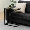 Relaxdays Beistelltisch C-Form, HBT 79x60x30 cm, Rollen, Produktbild-Vorschau 3