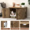Armadietto per gatti COSTWAY 80x54x53,5 cm, lettiera per Anteprima dell’immagine prodotto 5