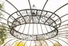 CLP Gazebo Romantik V2 rotondo 350 cm, marrone antico Anteprima dell’immagine prodotto 4