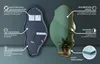 Großer Freiform Wandspiegel LED 100x50 cm – Rahmenlos – Produktbild-Vorschau 8