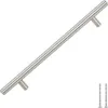 vidaXL Möbelgriffe 5 Stk. Silbern 192 mm Edelstahl Produktbild-Vorschau 3