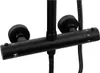 Aufputz-Brausegarnitur mit Thermostat S-1170B Schwarz Produktbild-Vorschau 3
