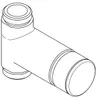 KWC Selbstschluss-Durchgangsventil, F3, Aufputz, 2×G3/4B, Produktbild-Vorschau 3