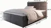 Masseno Boxspringbett LENA 140x200 cm Komplett-Set mit Produktbild-Vorschau 7